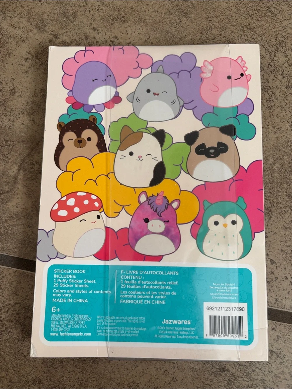 New Squishmallows 1000+ Sticker Book